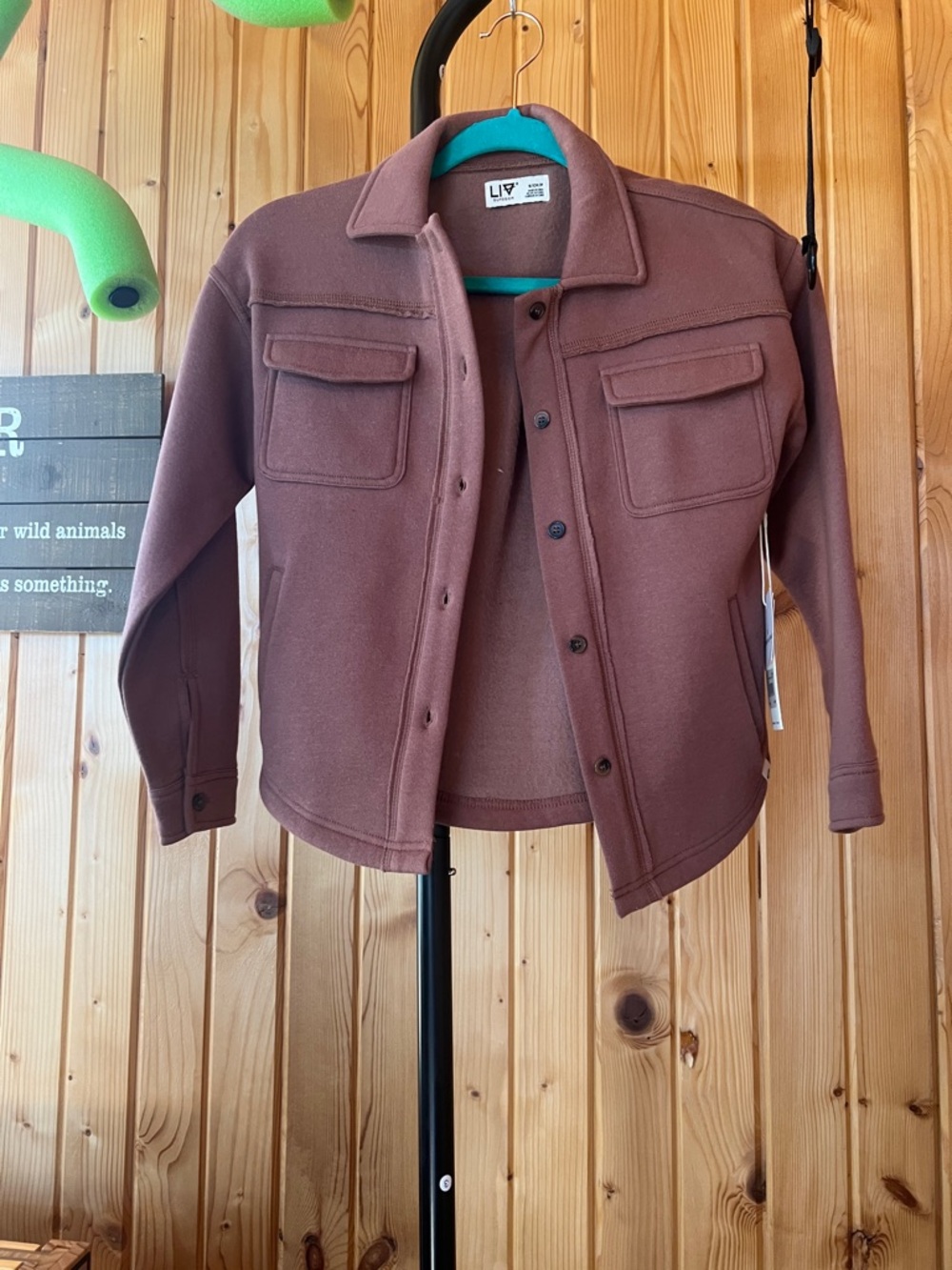 LIV Kids' Brown Button-Front Jacket